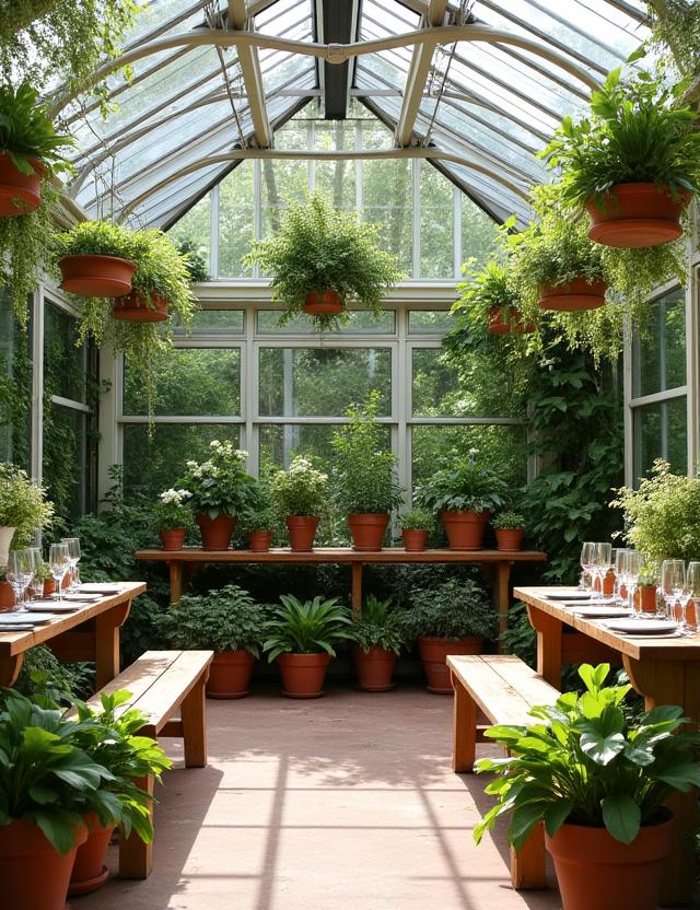Diseño de evento inspirado en jardín de hierbas